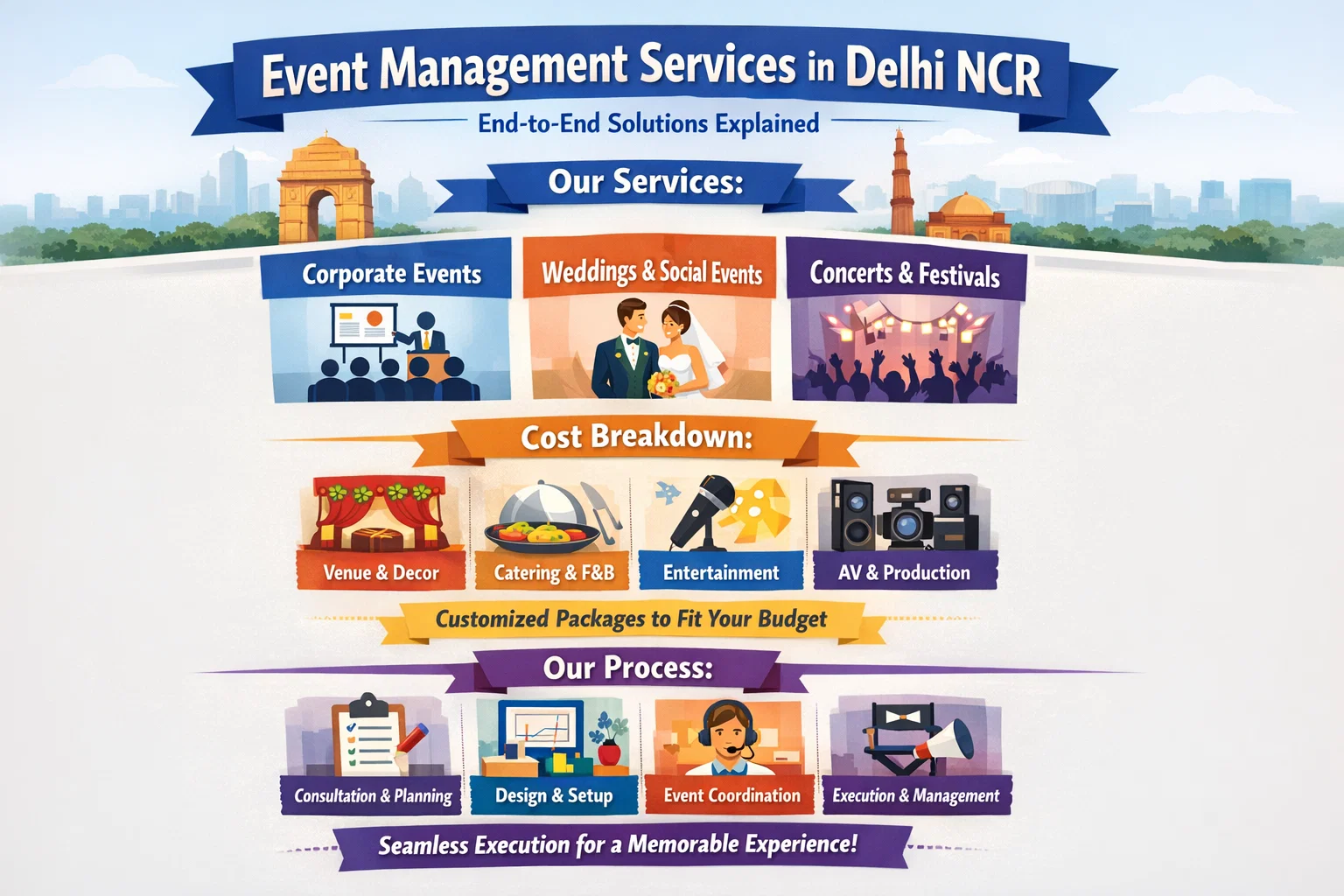 Event Management Services in Delhi NCR: End-to-End Solutions Explained