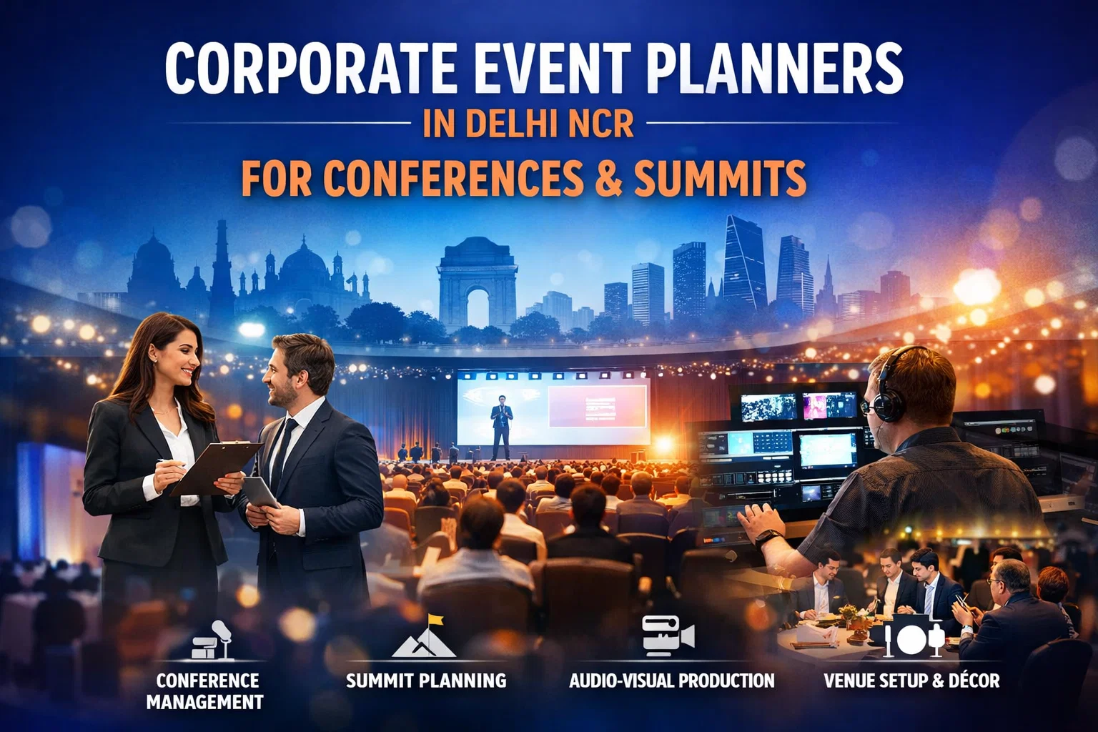 Corporate Event Planners in Delhi NCR for Conferences & Summits