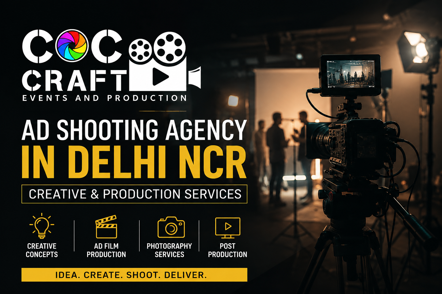 Ad Shooting Agency in Delhi NCR: Creative & Production Services