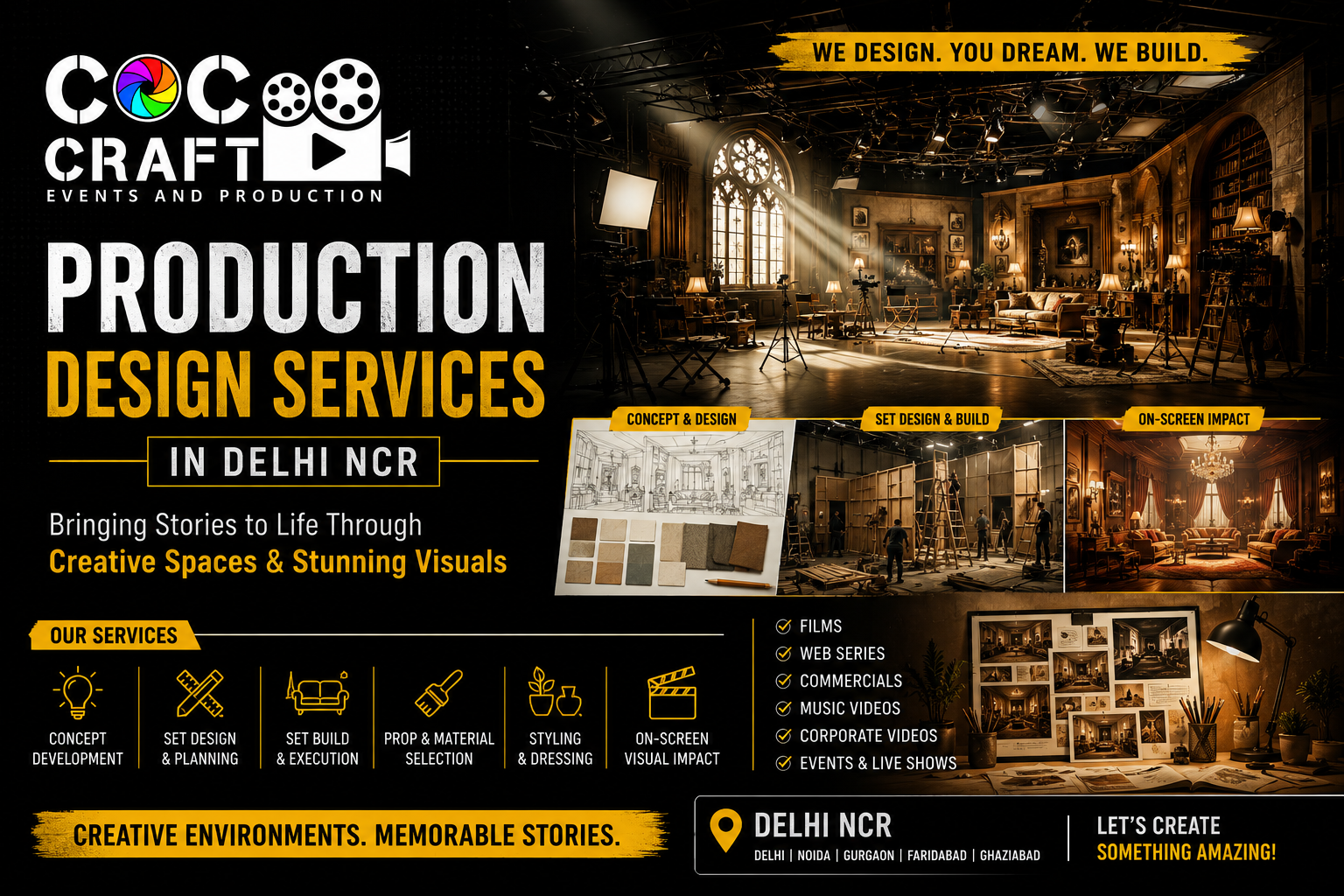 Production Design Services in Delhi NCR
